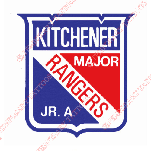Kitchener Rangers Customize Temporary Tattoos Stickers NO.7334